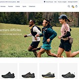 Aperçu du site ASICS Outlet