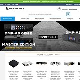 Aperçu du site Audiophonics
