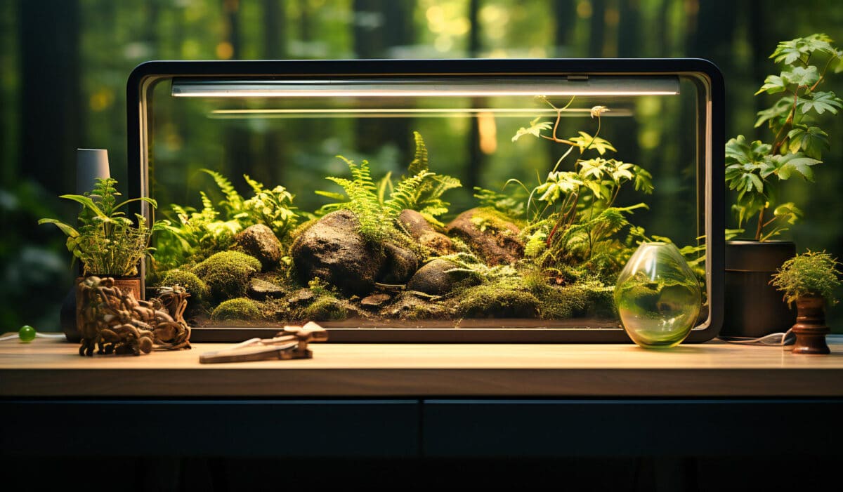 Microcosme de vie: le terrarium, une fenêtre sur la nature confinée