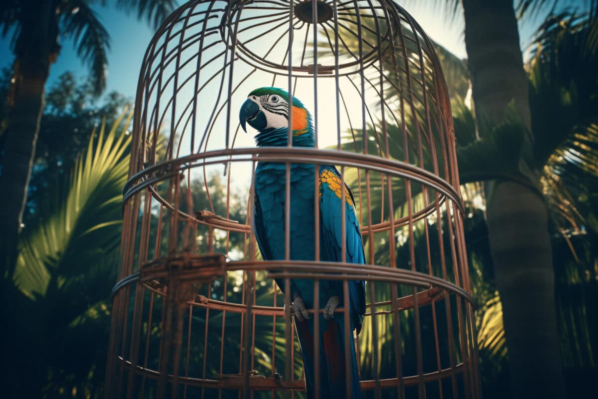 Habitat aérien : le perroquet, une touche d'exotisme dans son univers de plumes